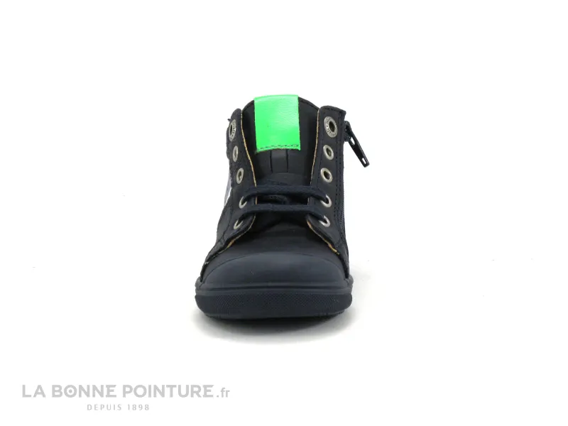 Achat chaussures Bopy Bébé Bottillon, vente Bopy RINTAGE Marine - Bottillon BEBE cuir bleu marine