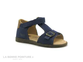 Achat chaussures Bopy Bébé Sandale, vente Bopy RAFIN Marine - Nu-pieds BEBE cuir bleu marine