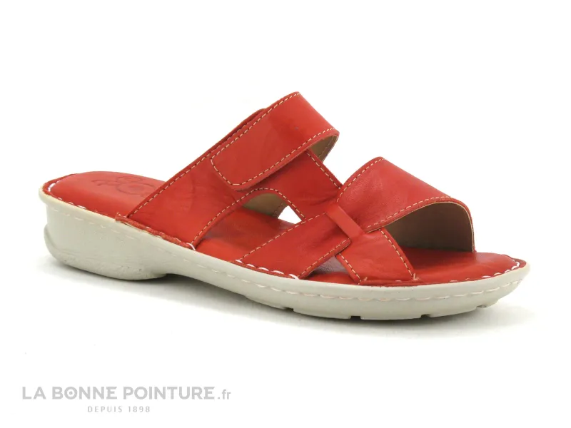 Achat chaussures Com un Point Femme Mule, vente Com un Point MAGARDA - Mule femme cuir rouge