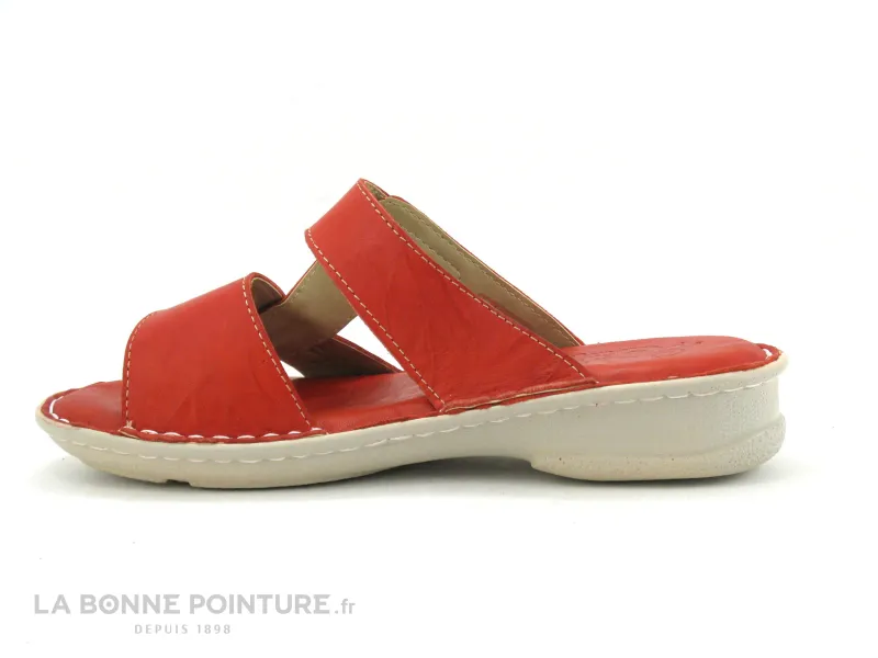 Achat chaussures Com un Point Femme Mule, vente Com un Point MAGARDA - Mule femme cuir rouge