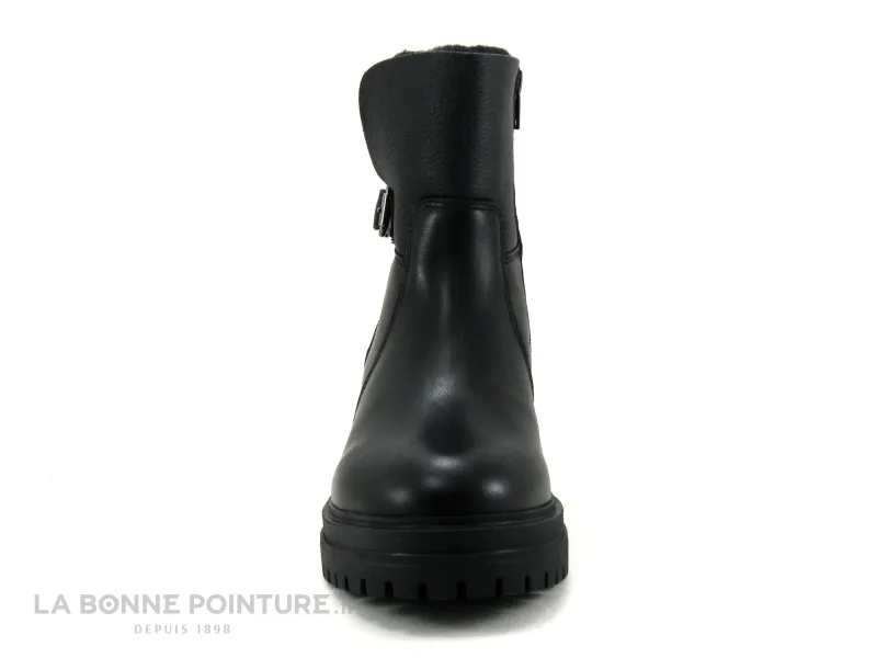 Achat chaussures Hooper Femme Boots, vente Hooper LINN Black - Boots Femme en cuir noir