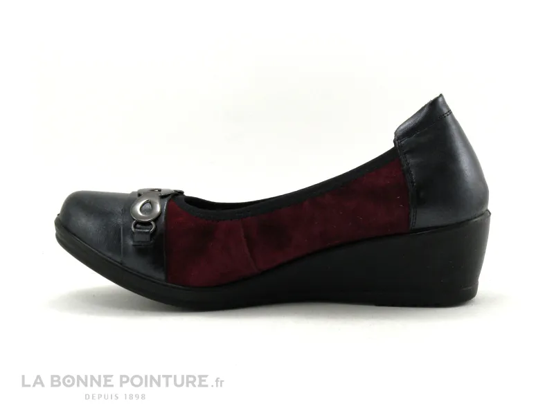 Achat chaussures Inéa Femme Escarpin, vente Inea lassa bordeaux-escarpin cuir