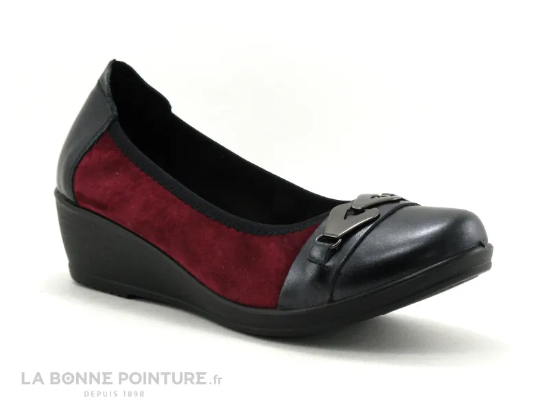 Achat chaussures Inéa Femme Escarpin, vente Inea lassa bordeaux-escarpin cuir