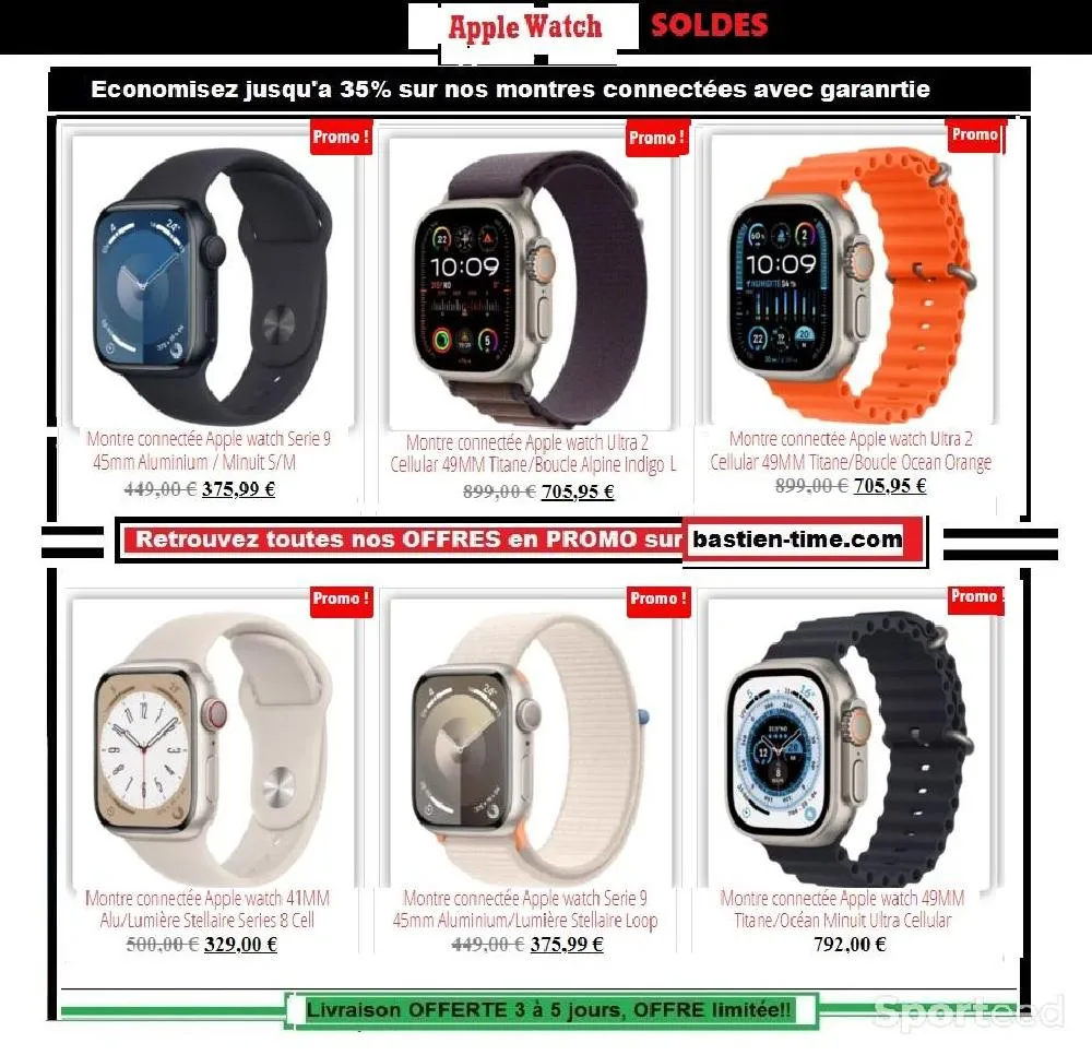 APPLE WATCH neuf Ajouté le : 21/01/2024