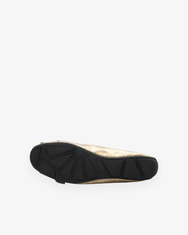 Ballerines Dorée Femme Chic Cuir | Darling | Adige Chaussures