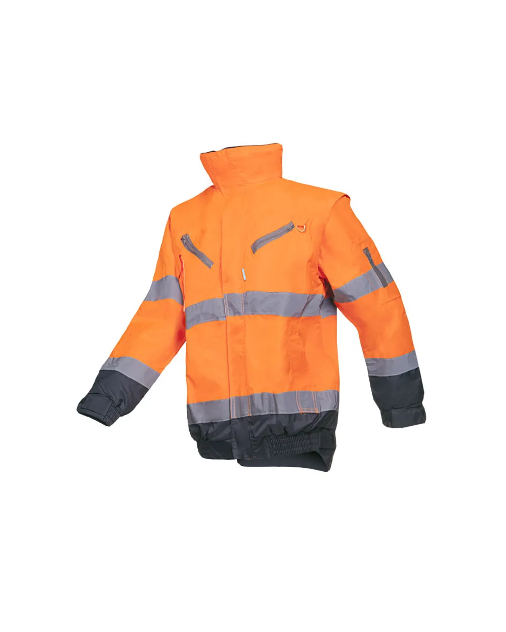 BLOUSON CAMPBELL MANCHE AMOVIBLE SIOPOR ORANGE FLUO REF364