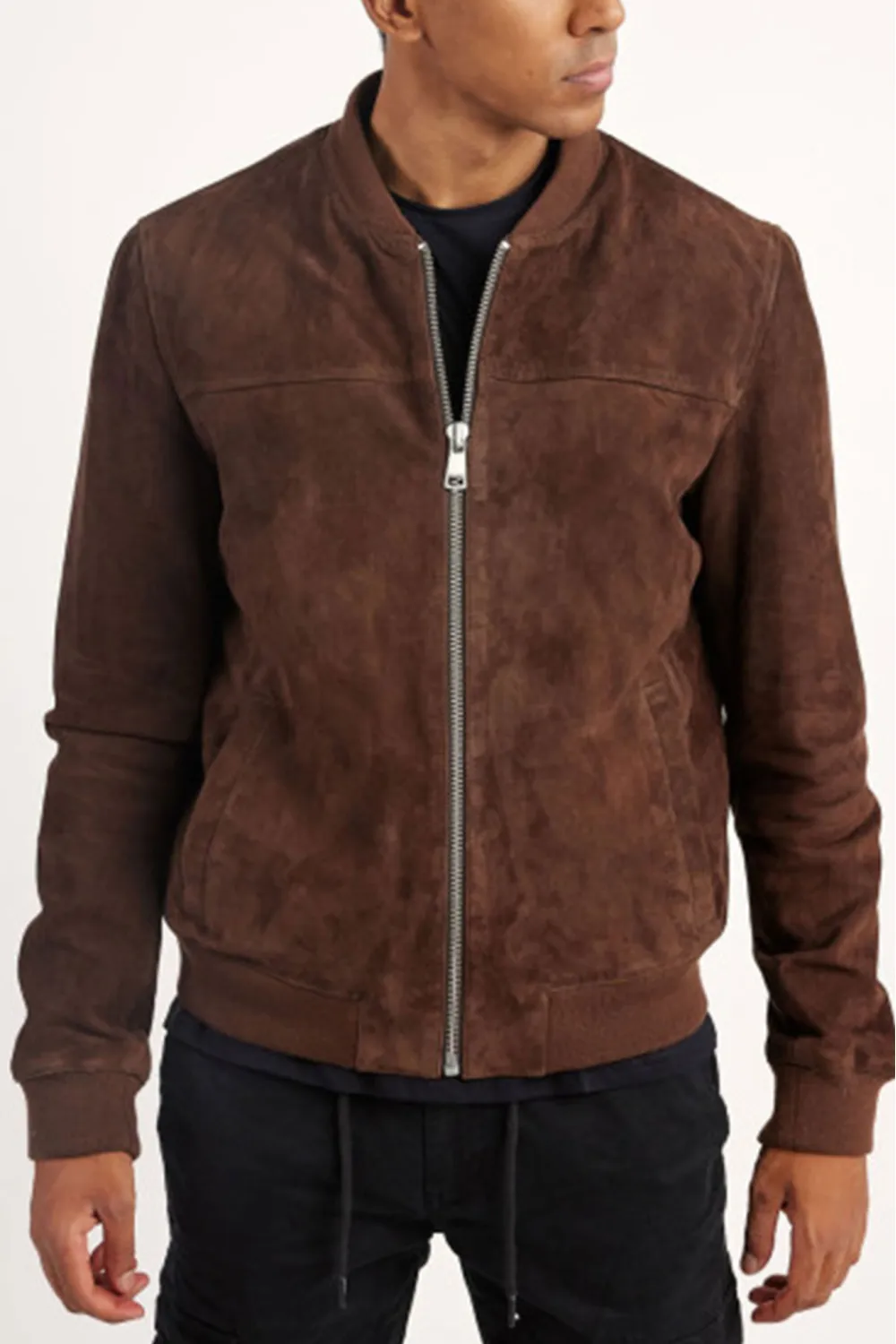 Blouson daim chocolat REDSKINS, Redskins - BOWER/H Chocolat | Cesare Nori