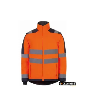 Blouson de travail Kita orange et marine - EPI CENTER