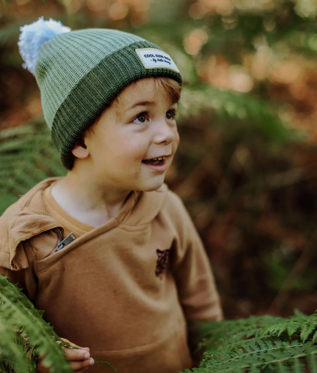 Bonnet Color Block Khaki