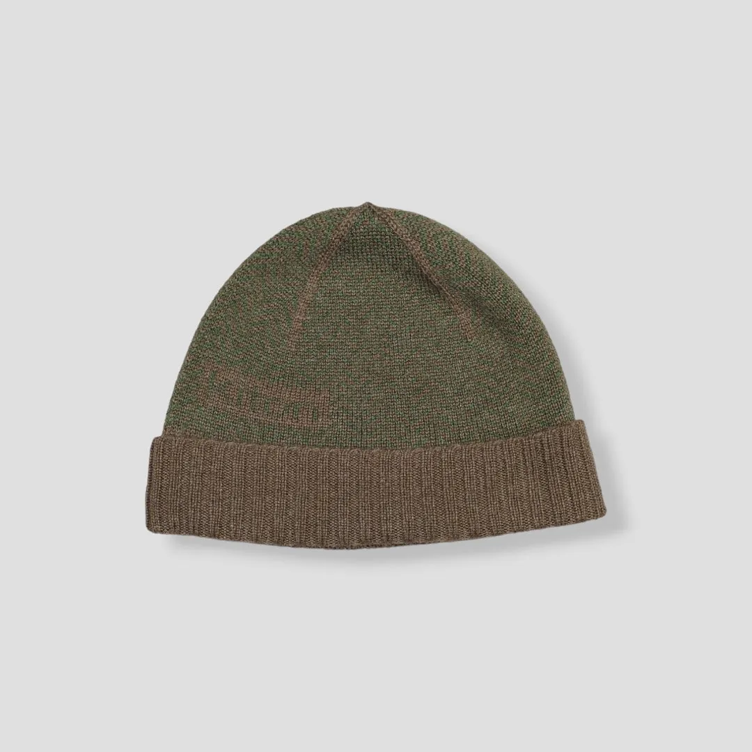 Bonnet Kiton cashmere Vert/kaki