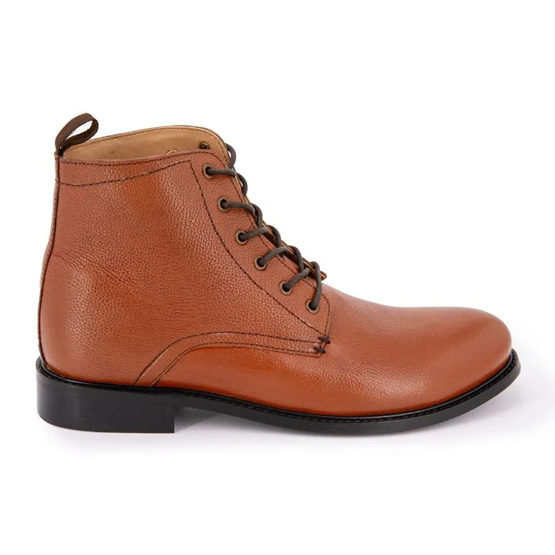 Bottines en cuir grainé Homme ABACO PARIS à prix dégriffé ! | 