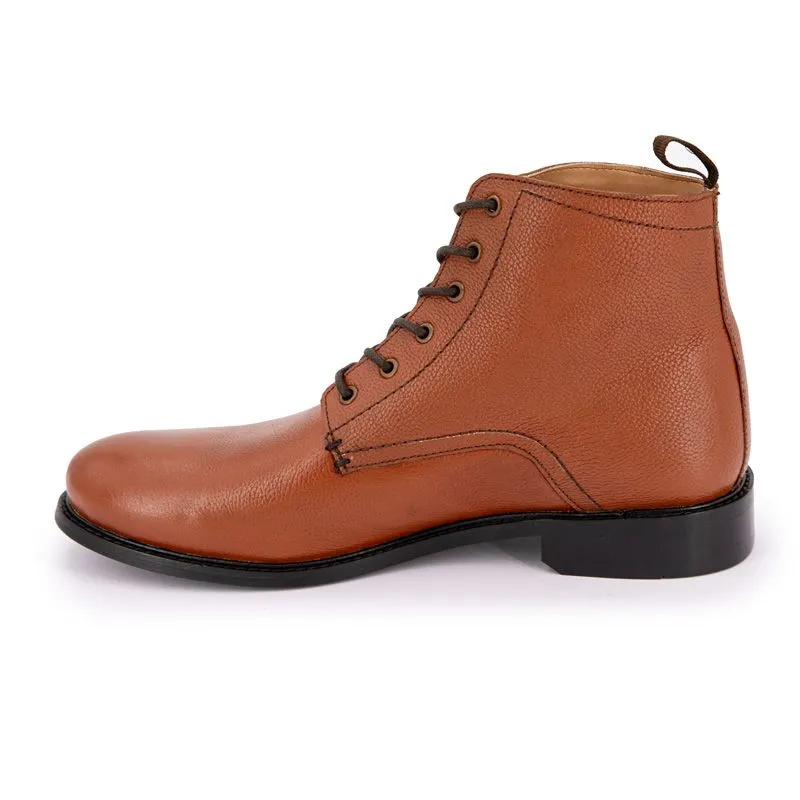 Bottines en cuir grainé Homme ABACO PARIS à prix dégriffé ! | 