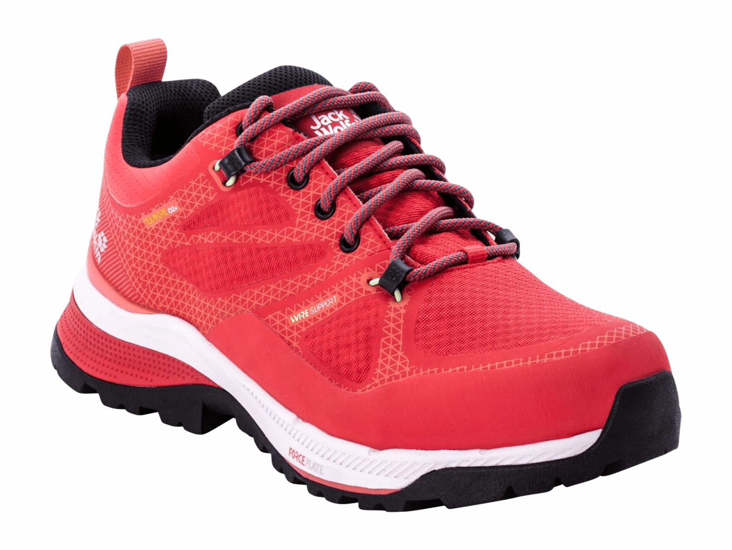 Chaussure de Randonnée Jack Wolfskin Force Striker Texapore Low Femme Pink Grey