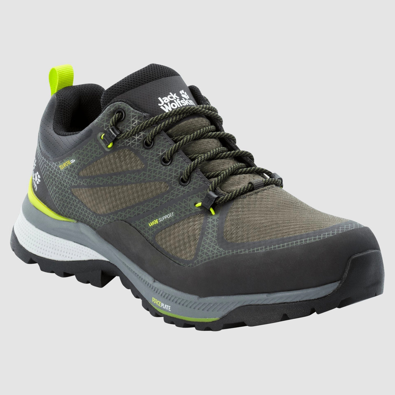 Chaussure de Randonnée Jack Wolfskin Force Striker Texapore Low Homme Lime Dark Green