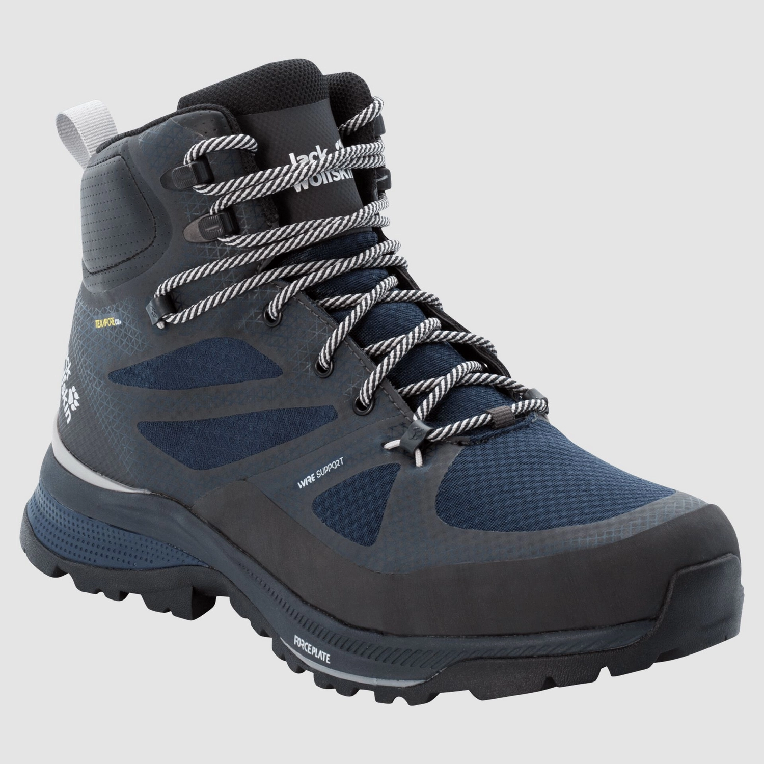 Chaussure de Randonnée Jack Wolfskin Force Striker Texapore Mid Homme Dark Blue Phantom