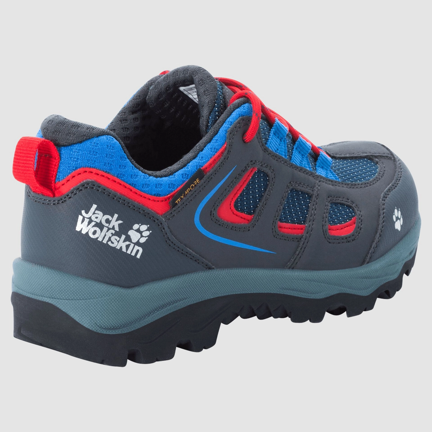 Chaussure de Randonnée Jack Wolfskin Kids Vojo Texapore Low Blue Red