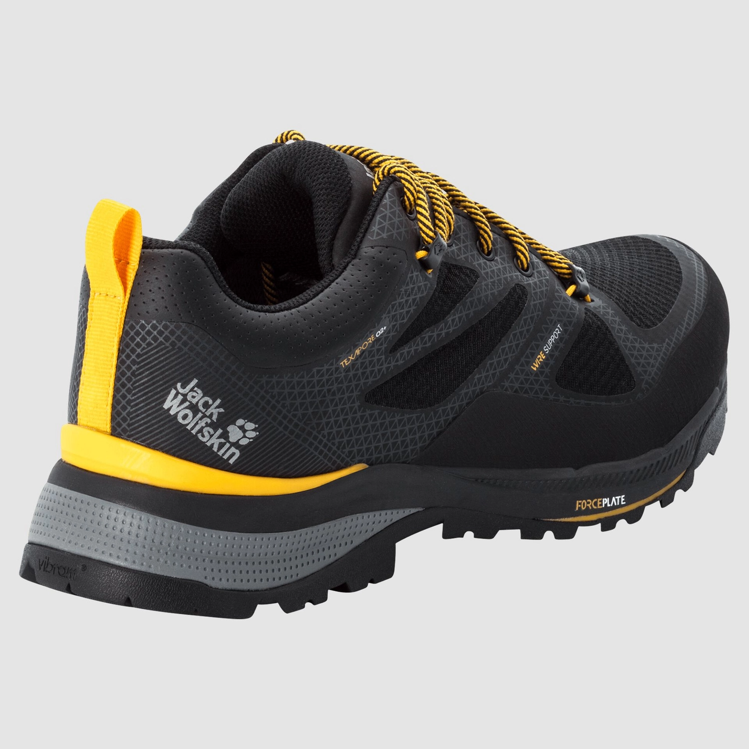 Chaussure de Randonnée Jack Wolfskin Men Force Striker Texapore Low Black Burly Yellow XT