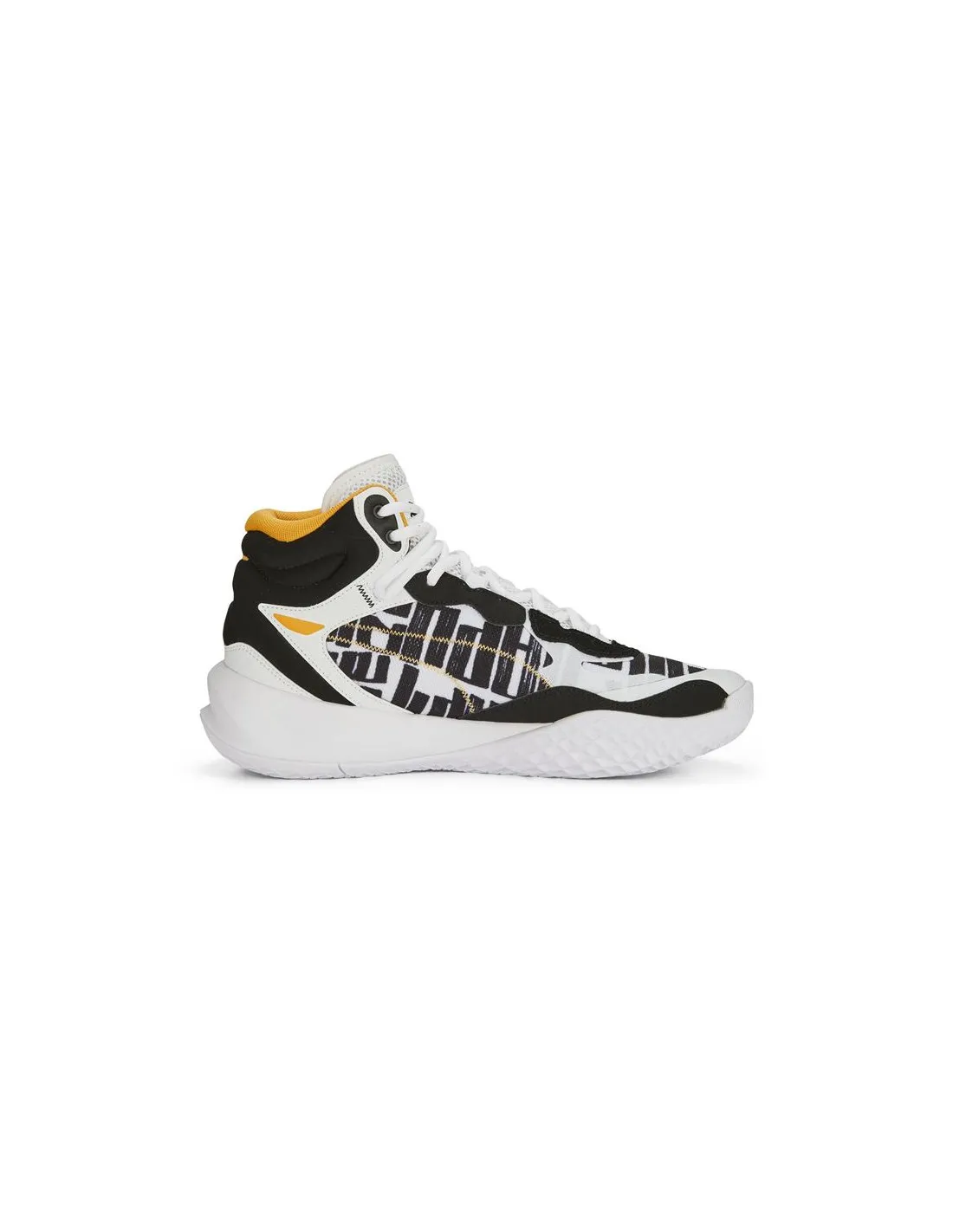 Chaussures de basket Puma Playmaker Pro Mid Mid Bl White