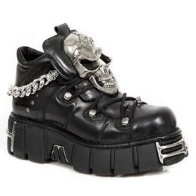 Chaussures gothiques en cuir New Rock M.1491-S1