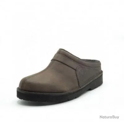 Chaussures Stagunt Sabot Cuir Aigual Marron