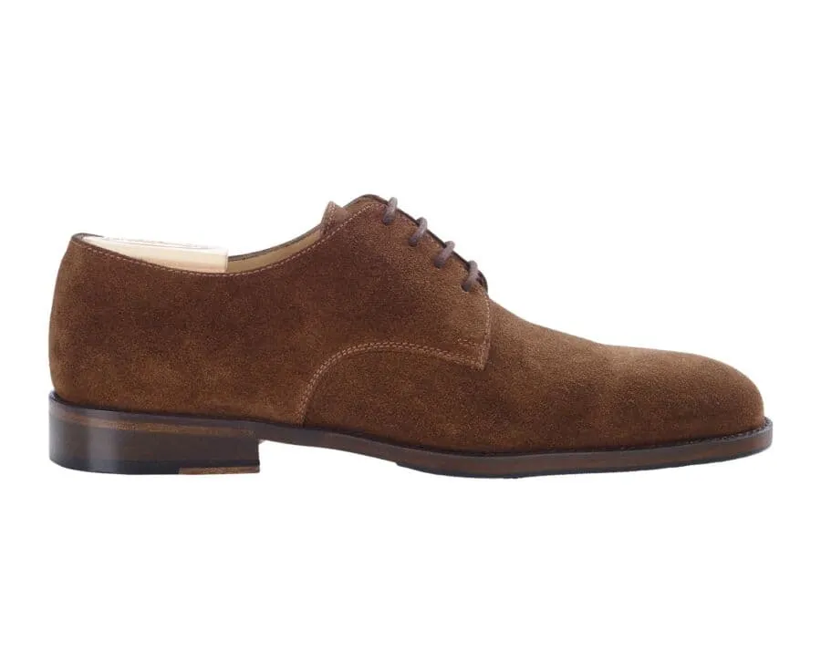 Derbies homme Velours Havane Dover Ii Patin