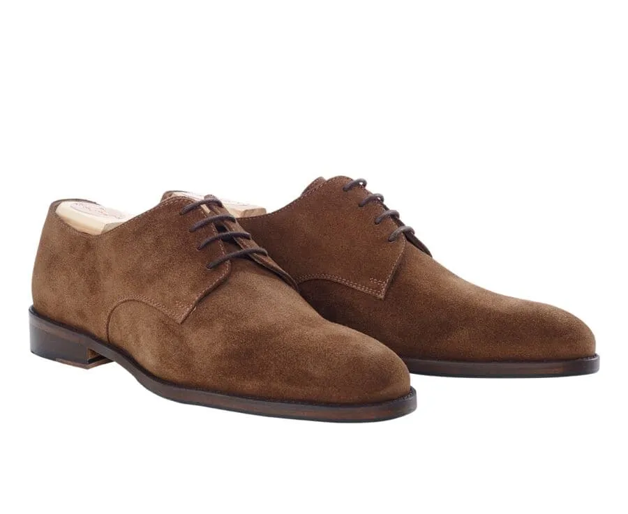 Derbies homme Velours Havane Dover Ii Patin