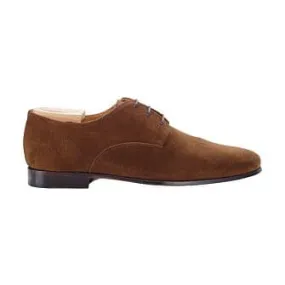 Derbies homme Velours Havane semelle cuir Bishton