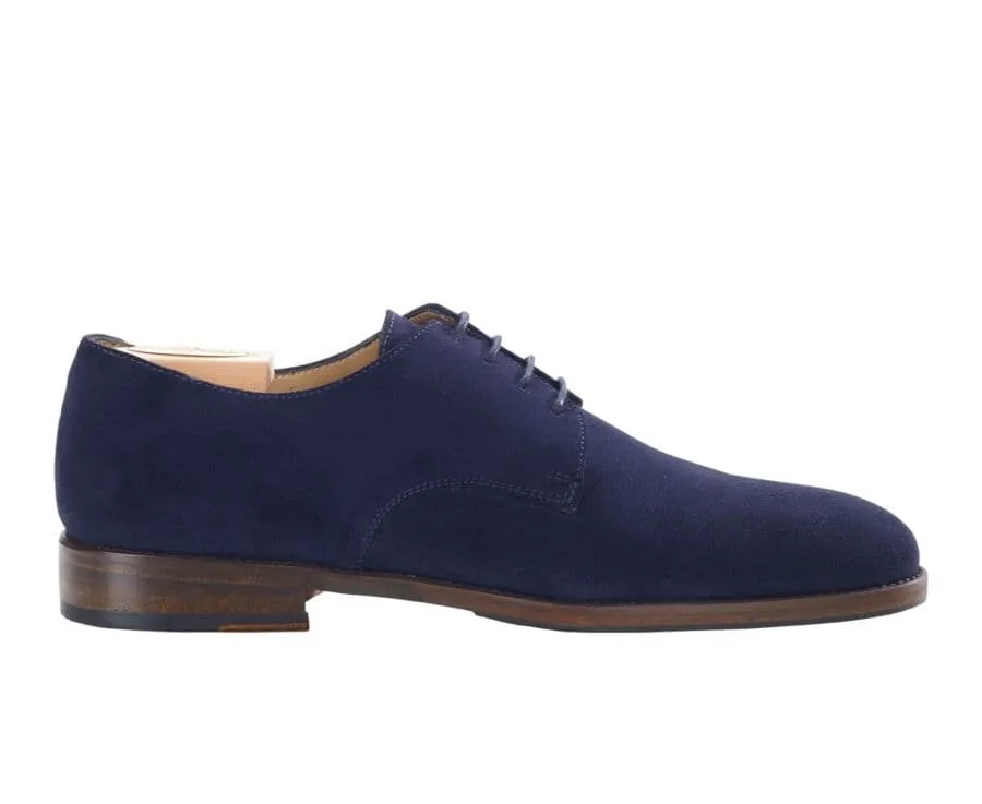 Derbies homme Velours Marine Dover Ii Patin