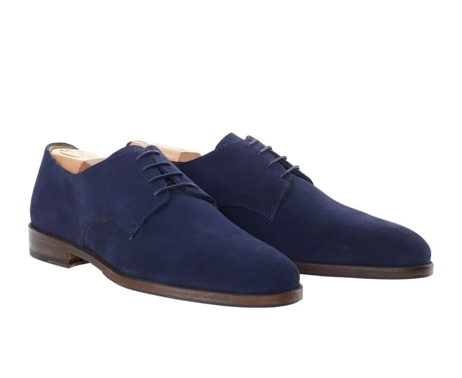 Derbies homme Velours Marine Dover Ii Patin