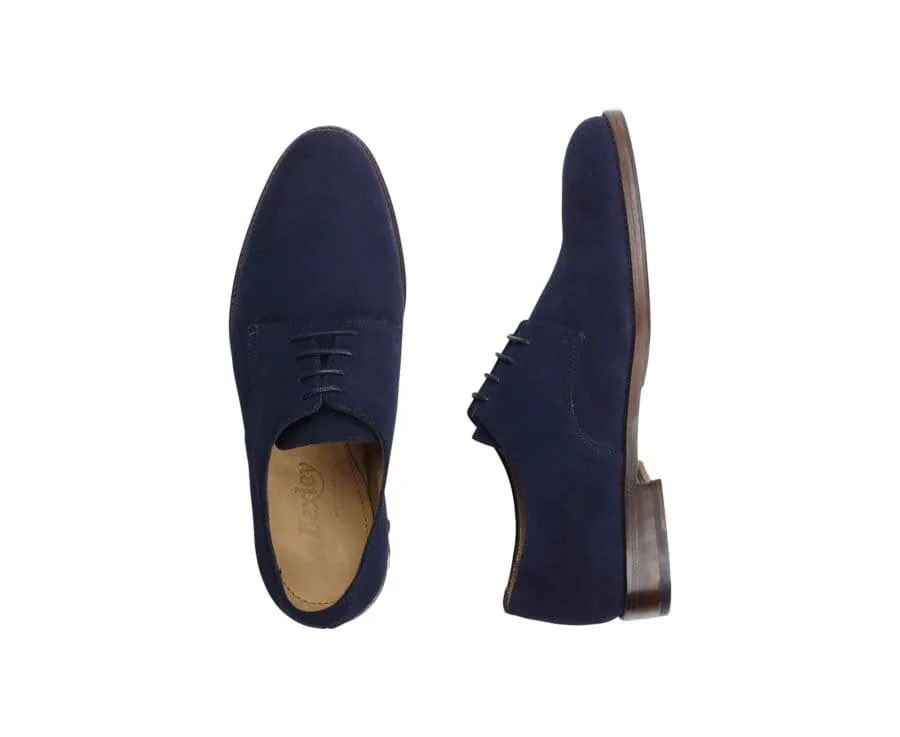 Derbies homme Velours Marine Dover Ii Patin