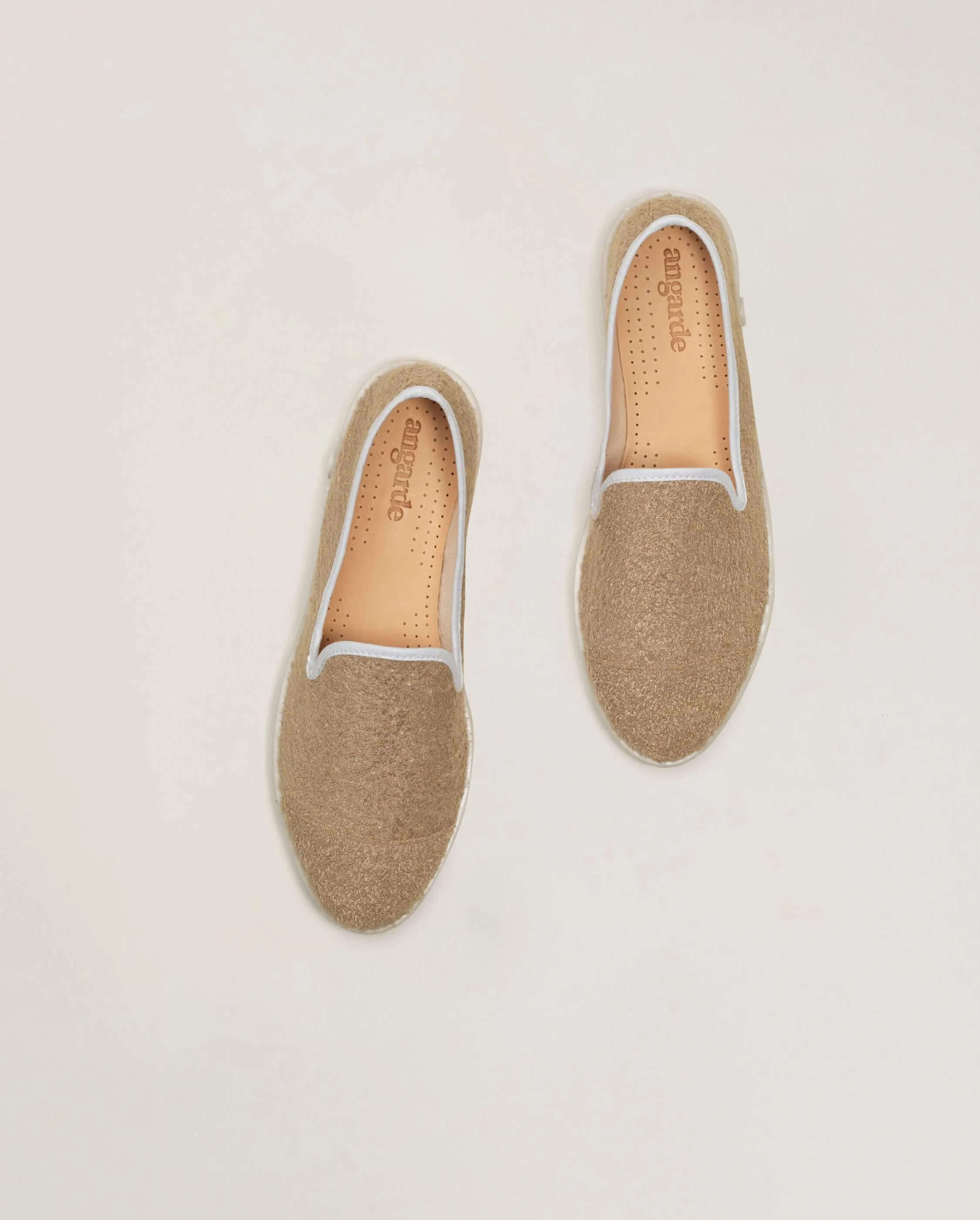 Espadrille femme éponge, beige