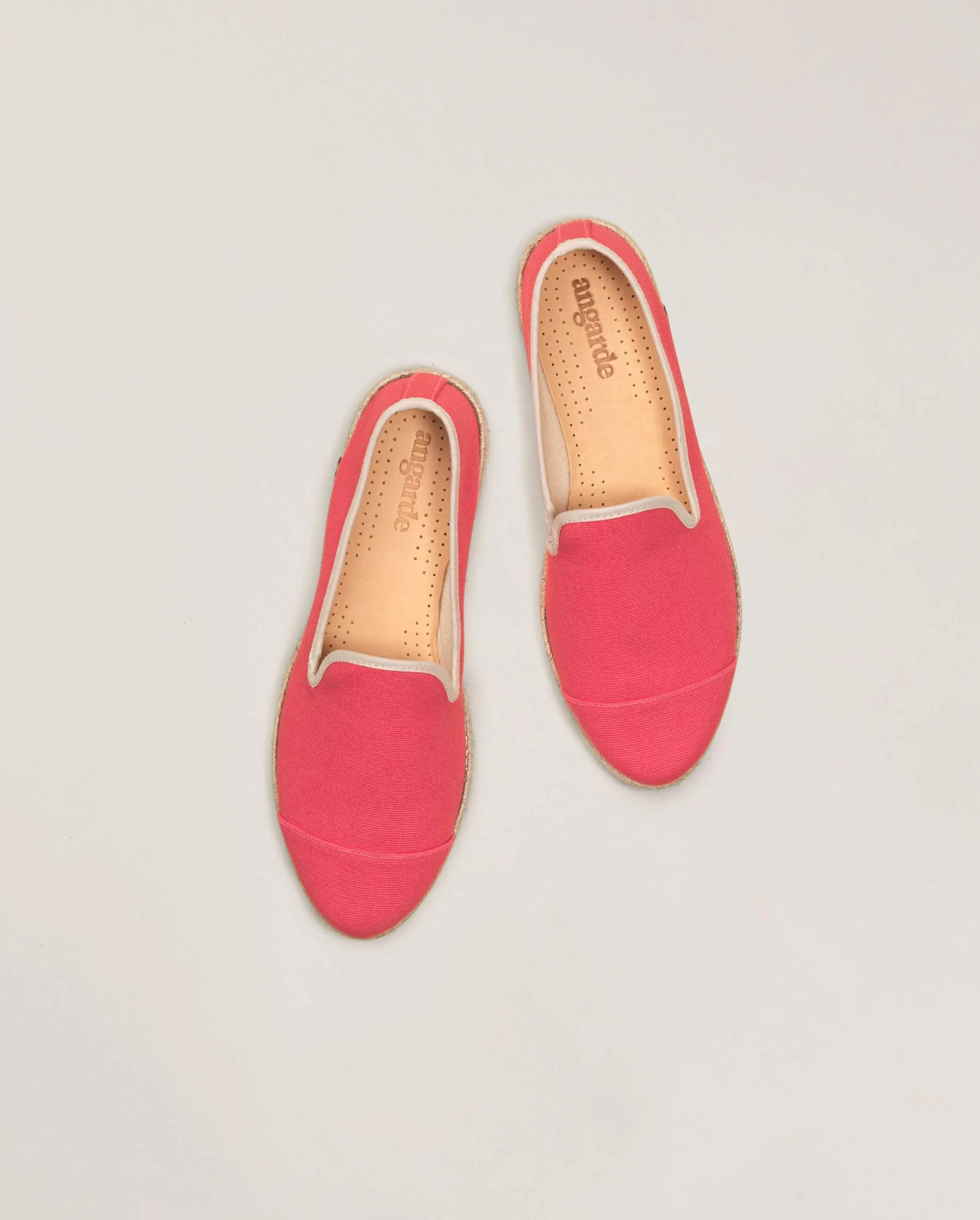 Espadrille homme coton, fuchsia