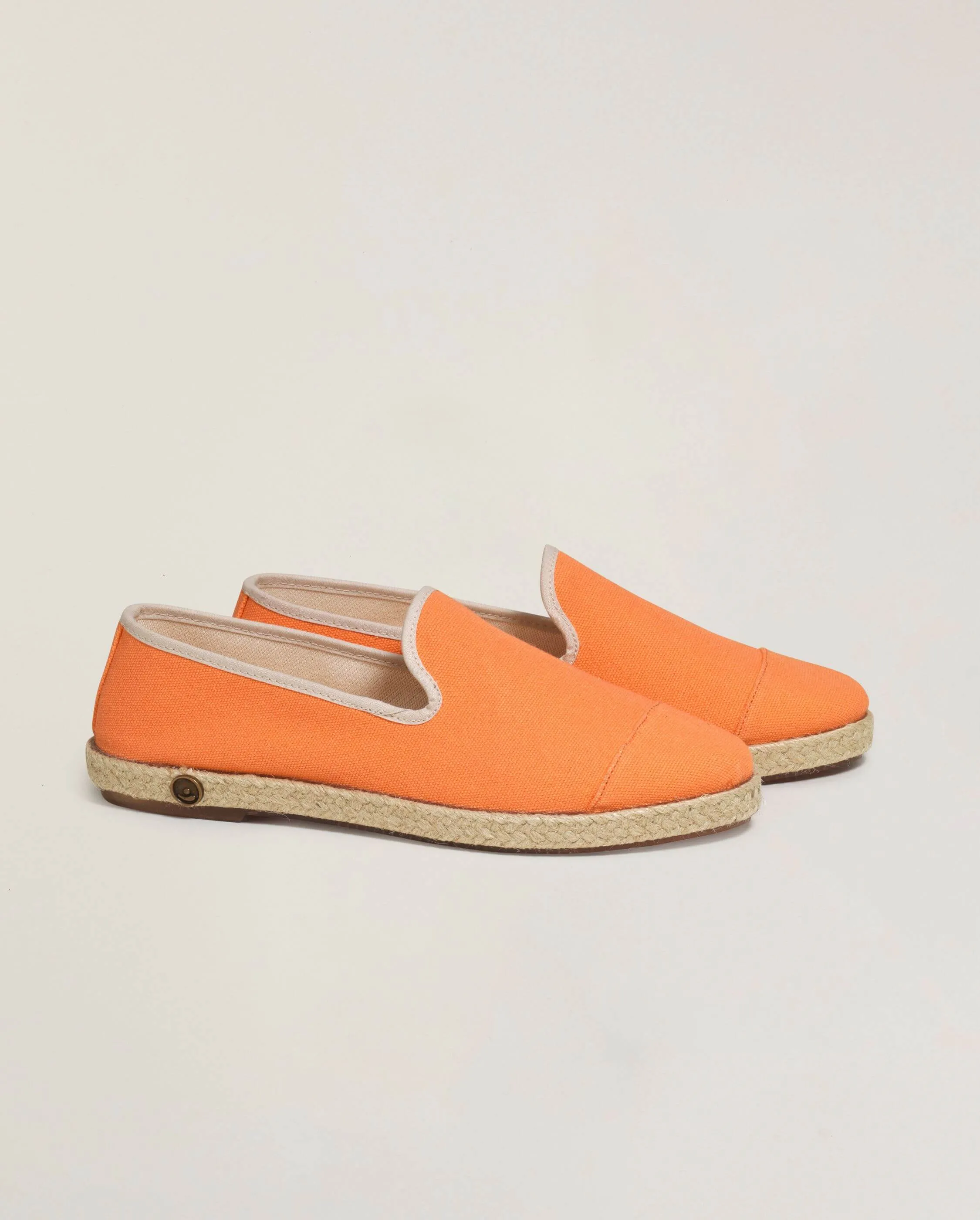 Espadrille homme coton, melon