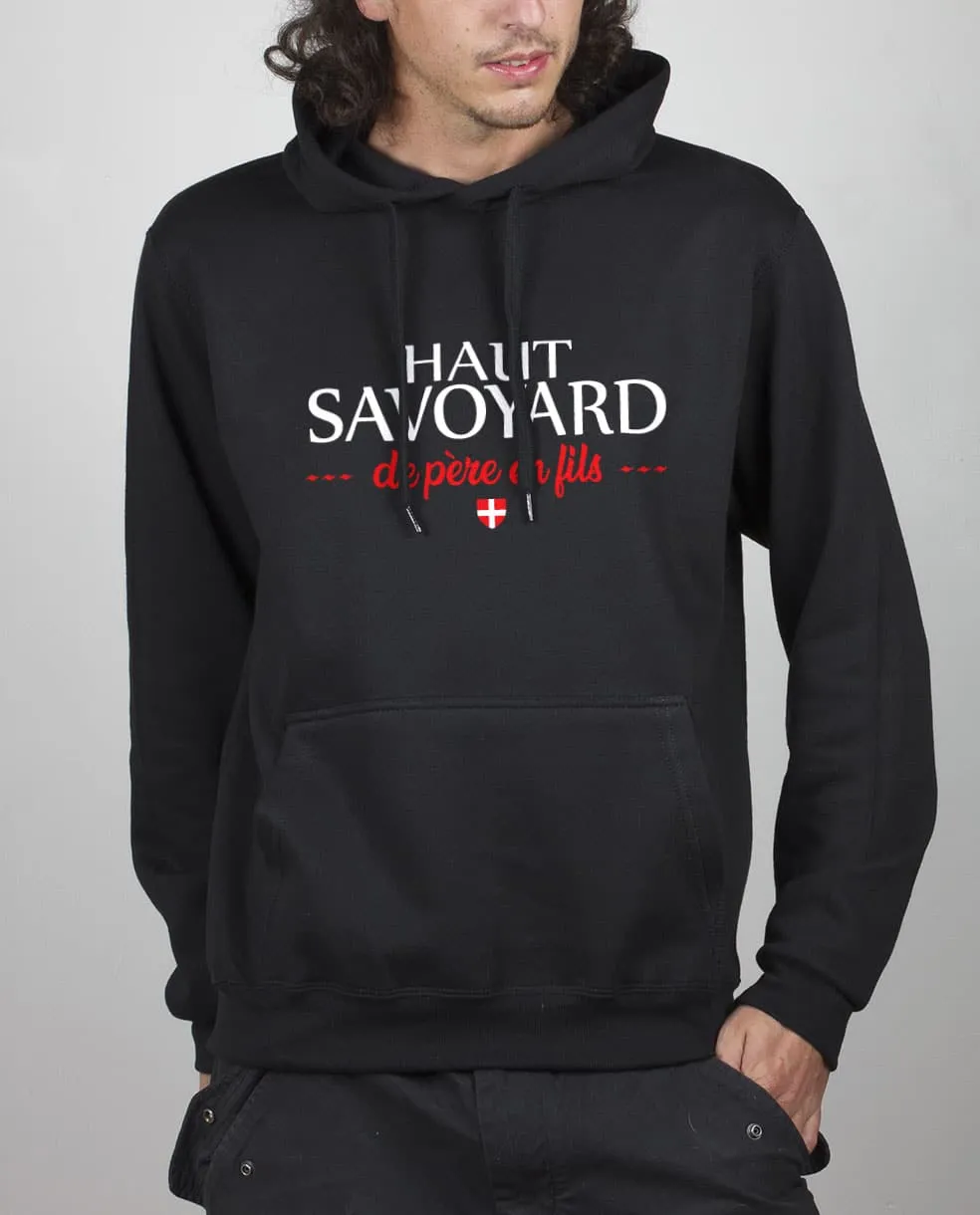 Les Savoyards - SWEAT HOMME : HAUT SAVOYARD DE PERE EN FILS