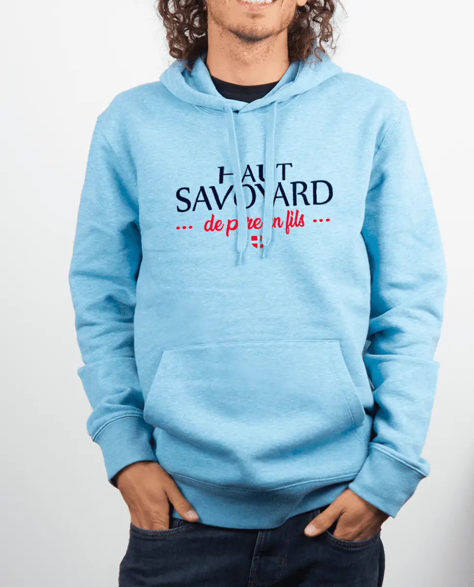 Les Savoyards - SWEAT HOMME : HAUT SAVOYARD DE PERE EN FILS