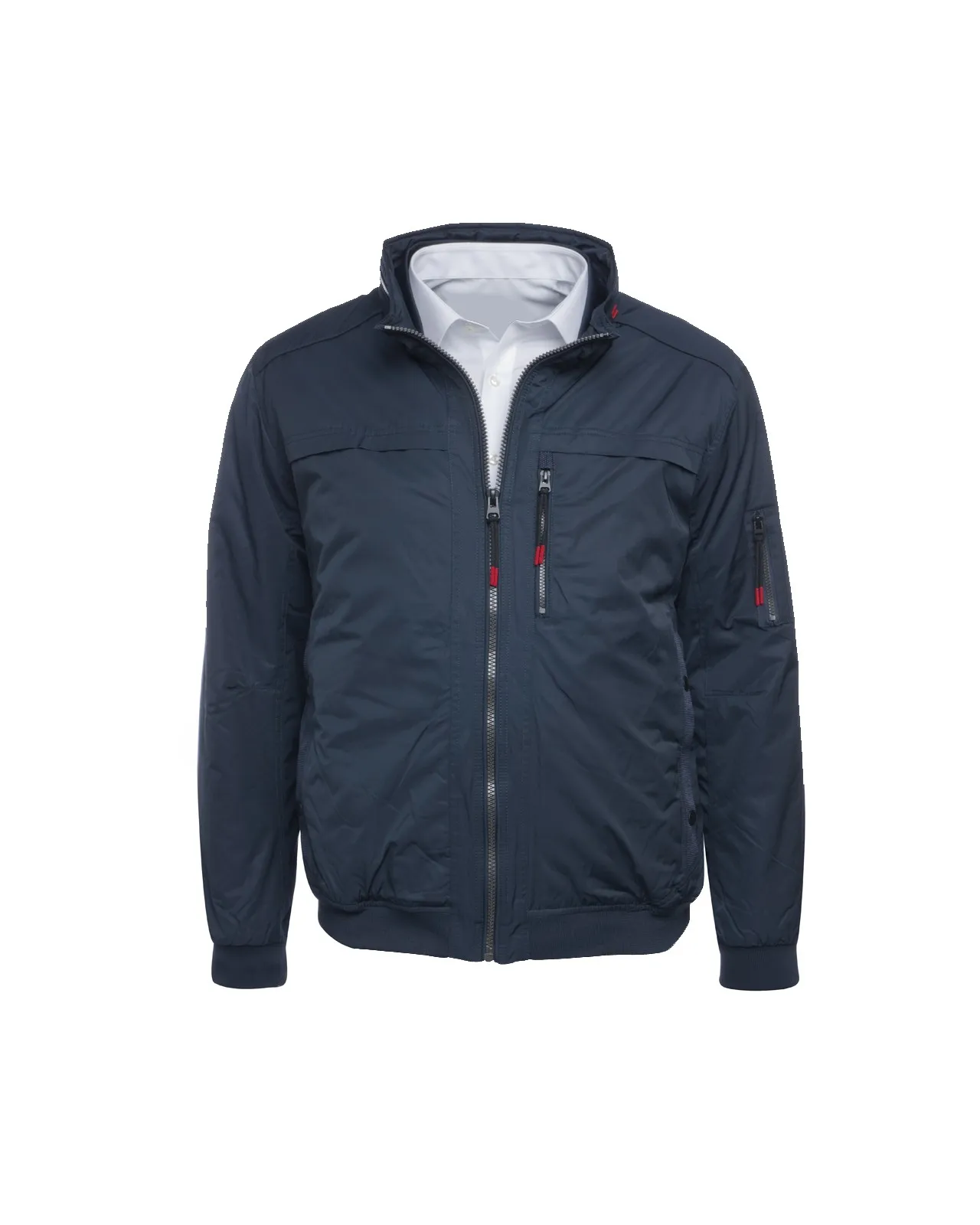 MN03 Blouson imperméable bleu pour homme grand - Size-factory