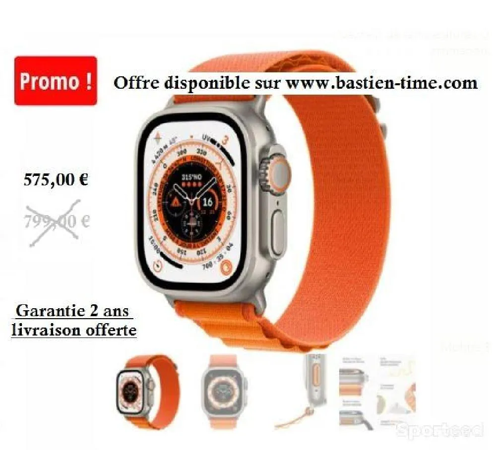 Montre connectée Apple watch 49MM Tita/Bouc Trail Jau/Bei Ultra S/M C neuf Ajouté le : 06/08/2023