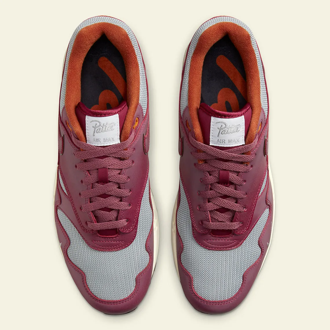 Nike Air Max 1 Patta Waves Rush Maroon