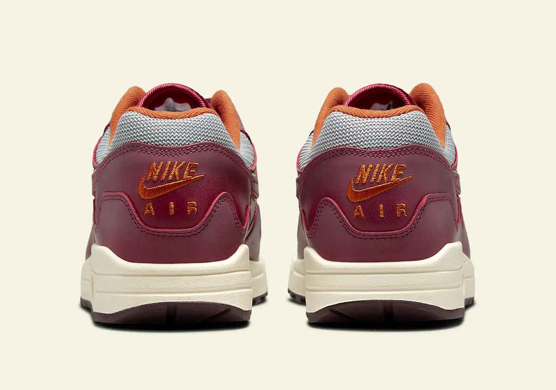 Nike Air Max 1 Patta Waves Rush Maroon