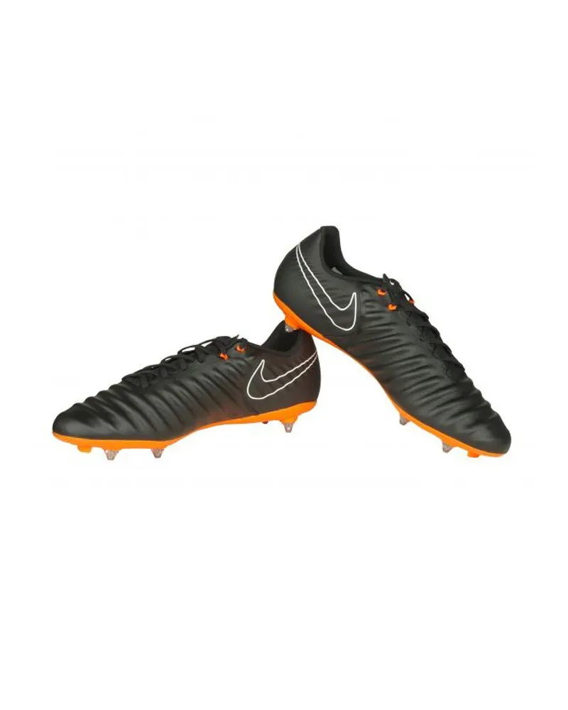 Nike Chaussures de foot en cuir Legend 7 Academy SG grande taille noires - Size-factory