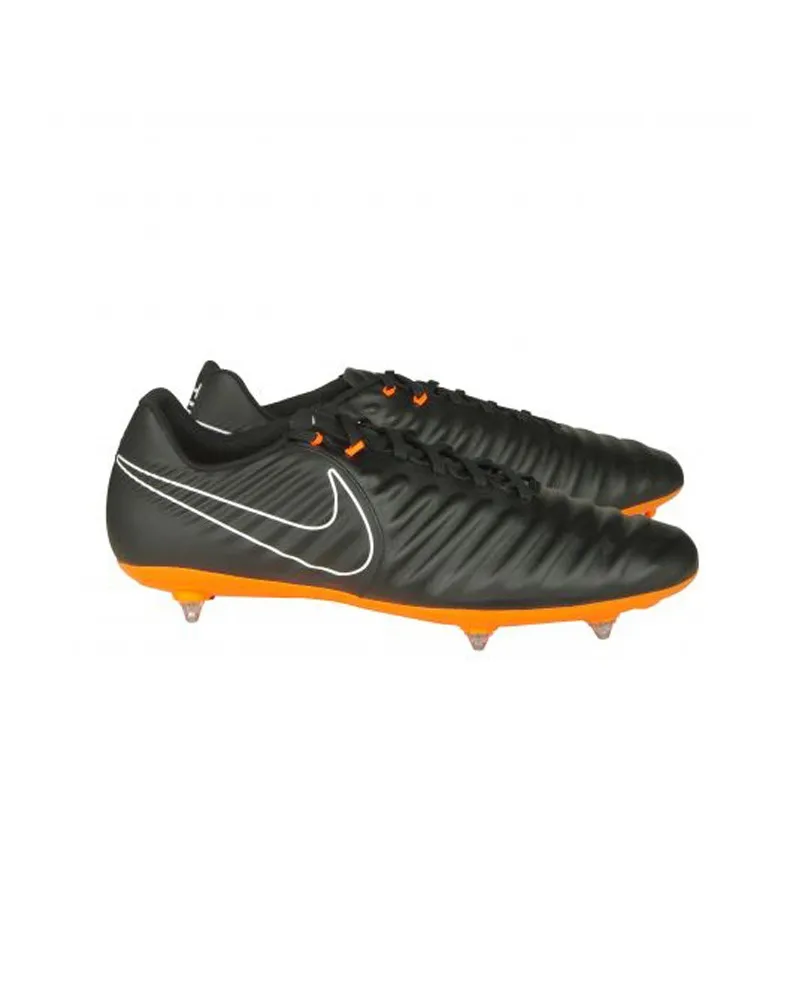 Nike Chaussures de foot en cuir Legend 7 Academy SG grande taille noires - Size-factory