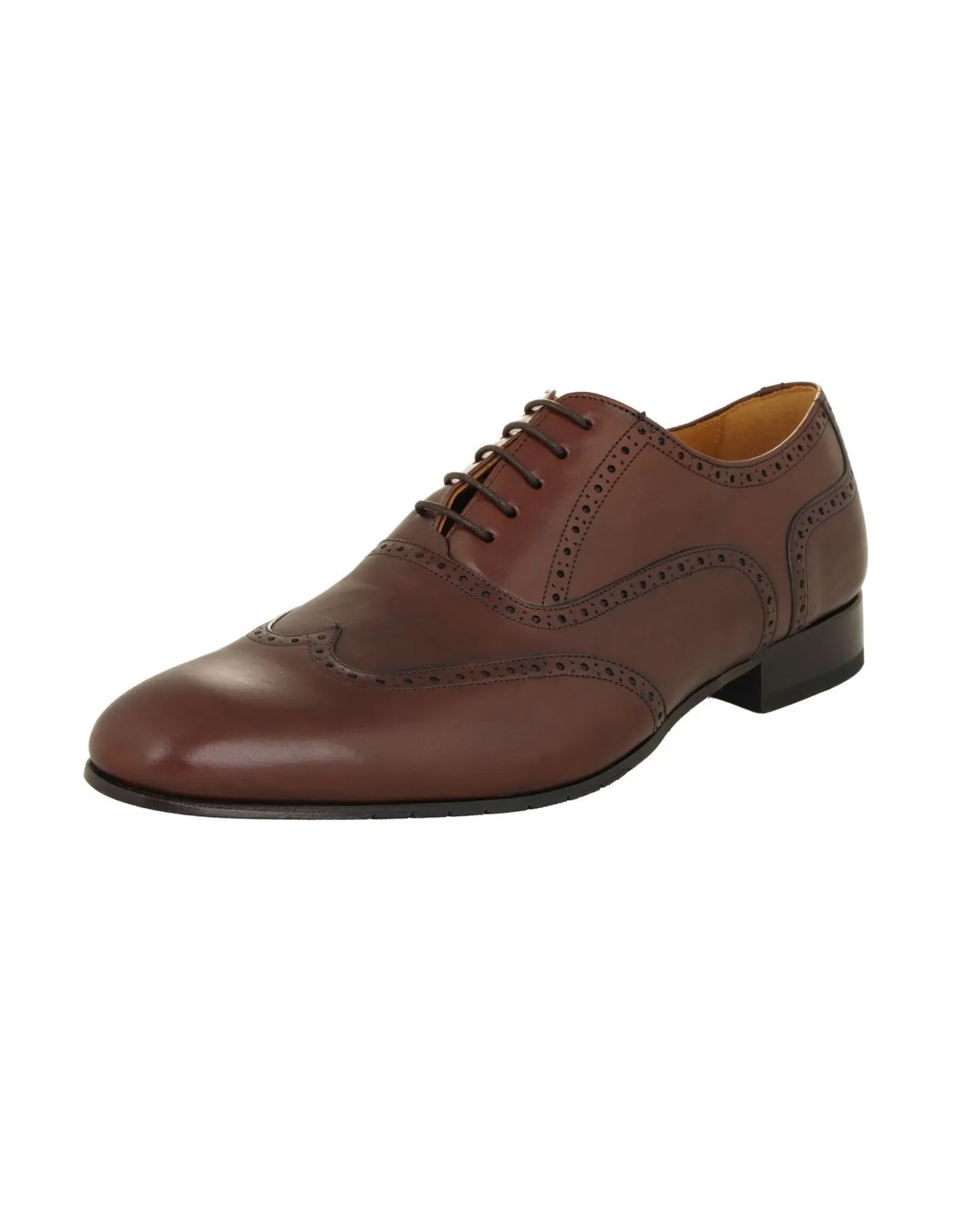 Paul Edwards Chaussures richelieu en cuir grande taille marron - Size-factory