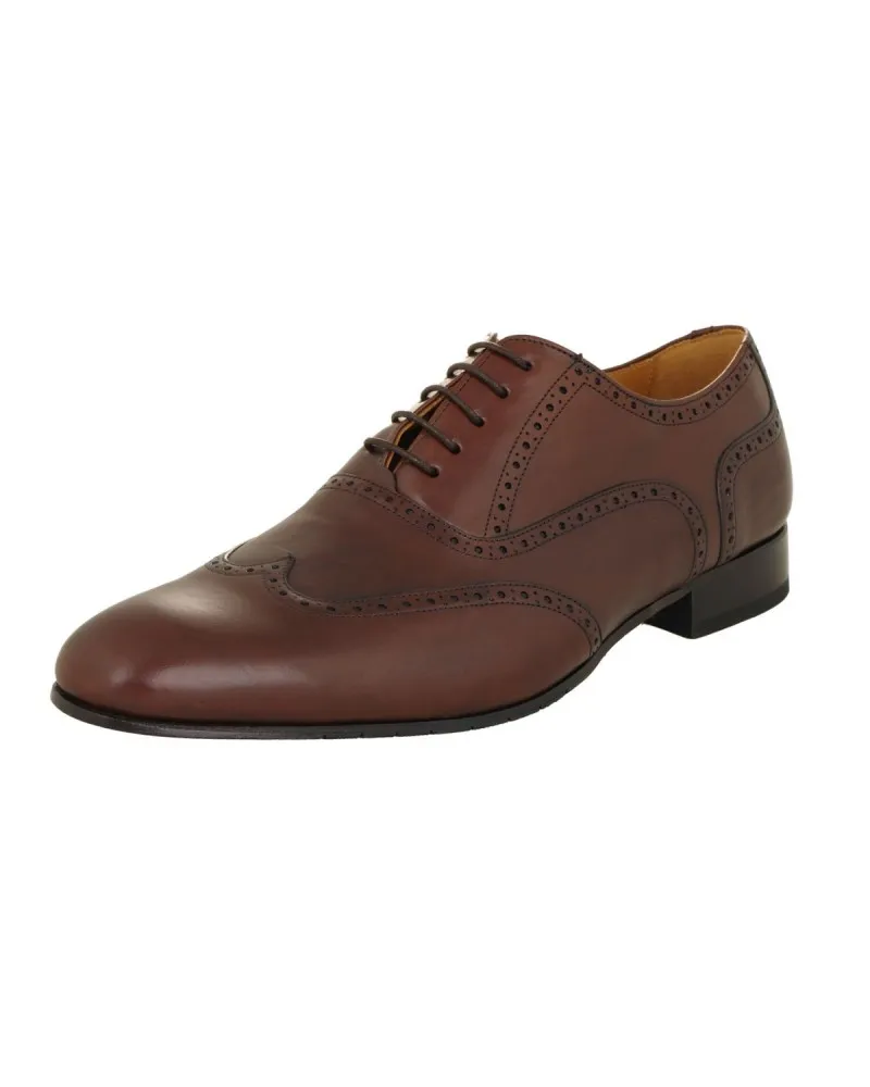 Paul Edwards Chaussures richelieu en cuir grande taille marron - Size-factory