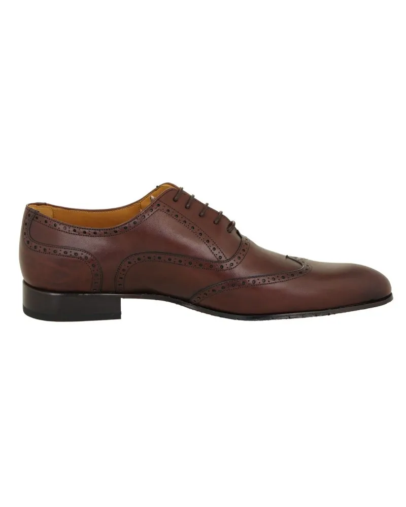 Paul Edwards Chaussures richelieu en cuir grande taille marron - Size-factory