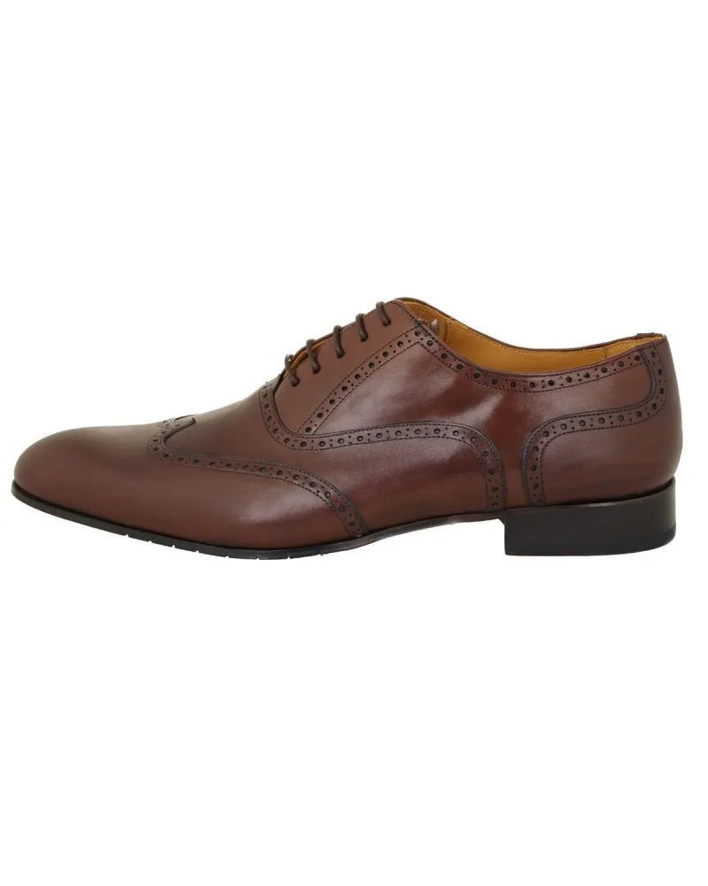 Paul Edwards Chaussures richelieu en cuir grande taille marron - Size-factory