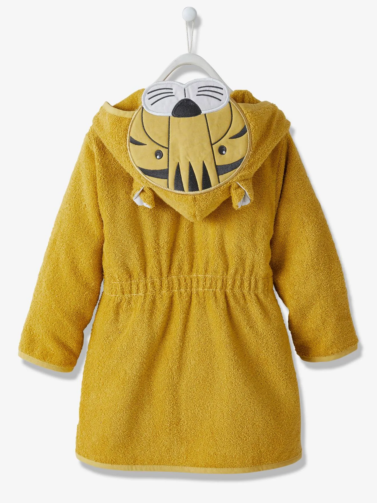 Peignoir de bain enfant Tigre ocre - Vertbaudet