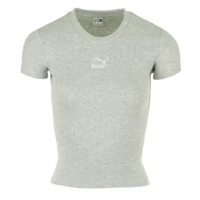 PUMA Classics Ribbed Slim Tee