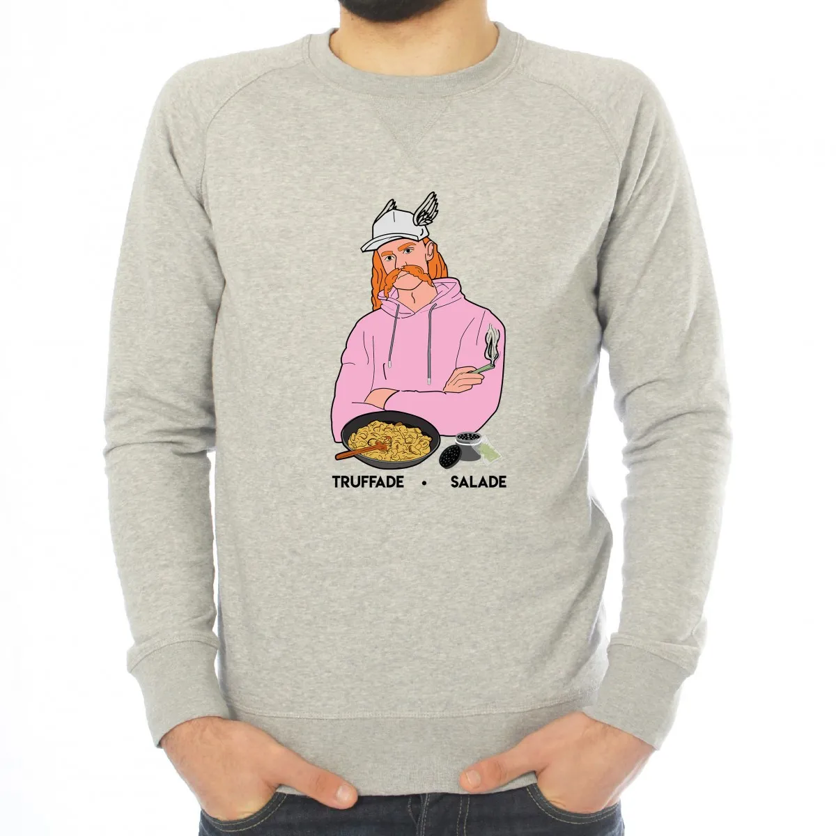 Saucisse Truffade - Sweat homme Vercingétorix Truffade Salade