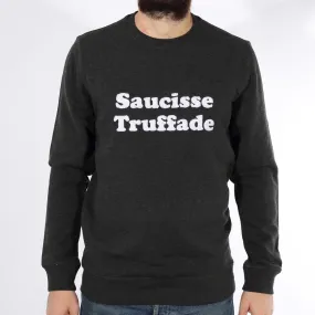 Saucisse Truffade - Sweat noir avec broderie