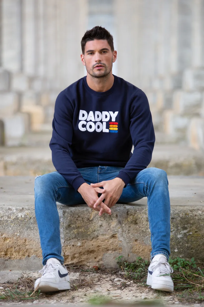 sweat homme avec broderie DADDY COOL by French Disorder